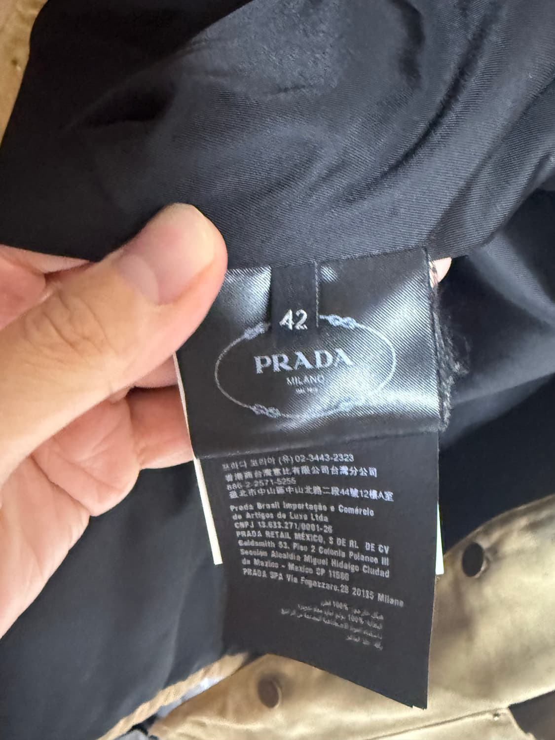 프라다 캔버스 워크 자켓 42 사이즈  상품이미지8