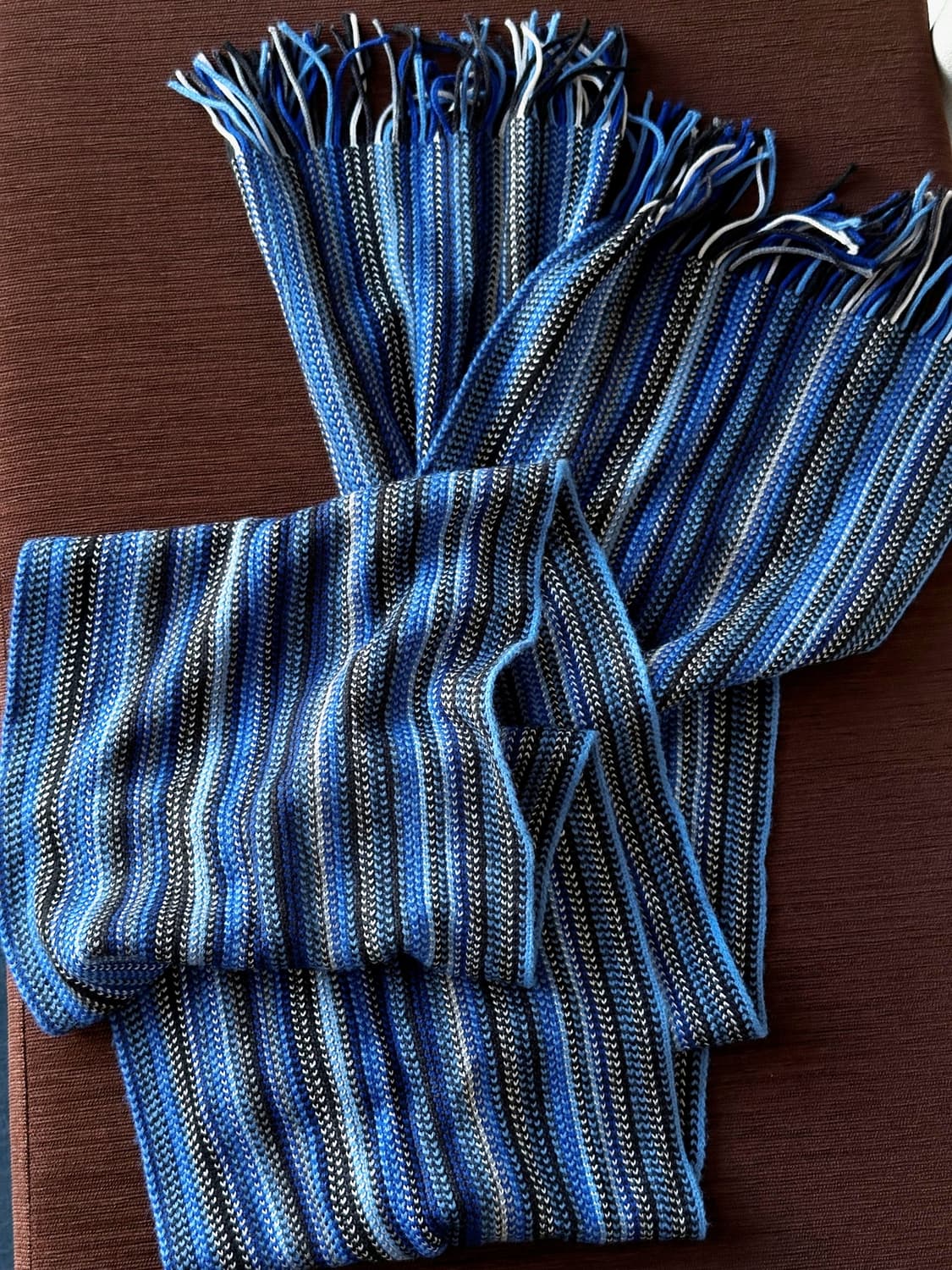 Multi stripe knit muffler 상품이미지4