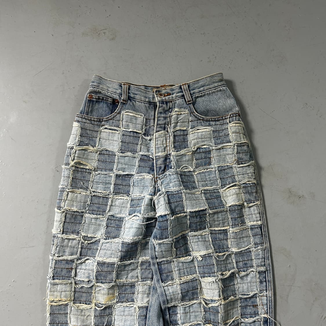 JOO JOO 패치워크 데님팬츠 상품이미지2