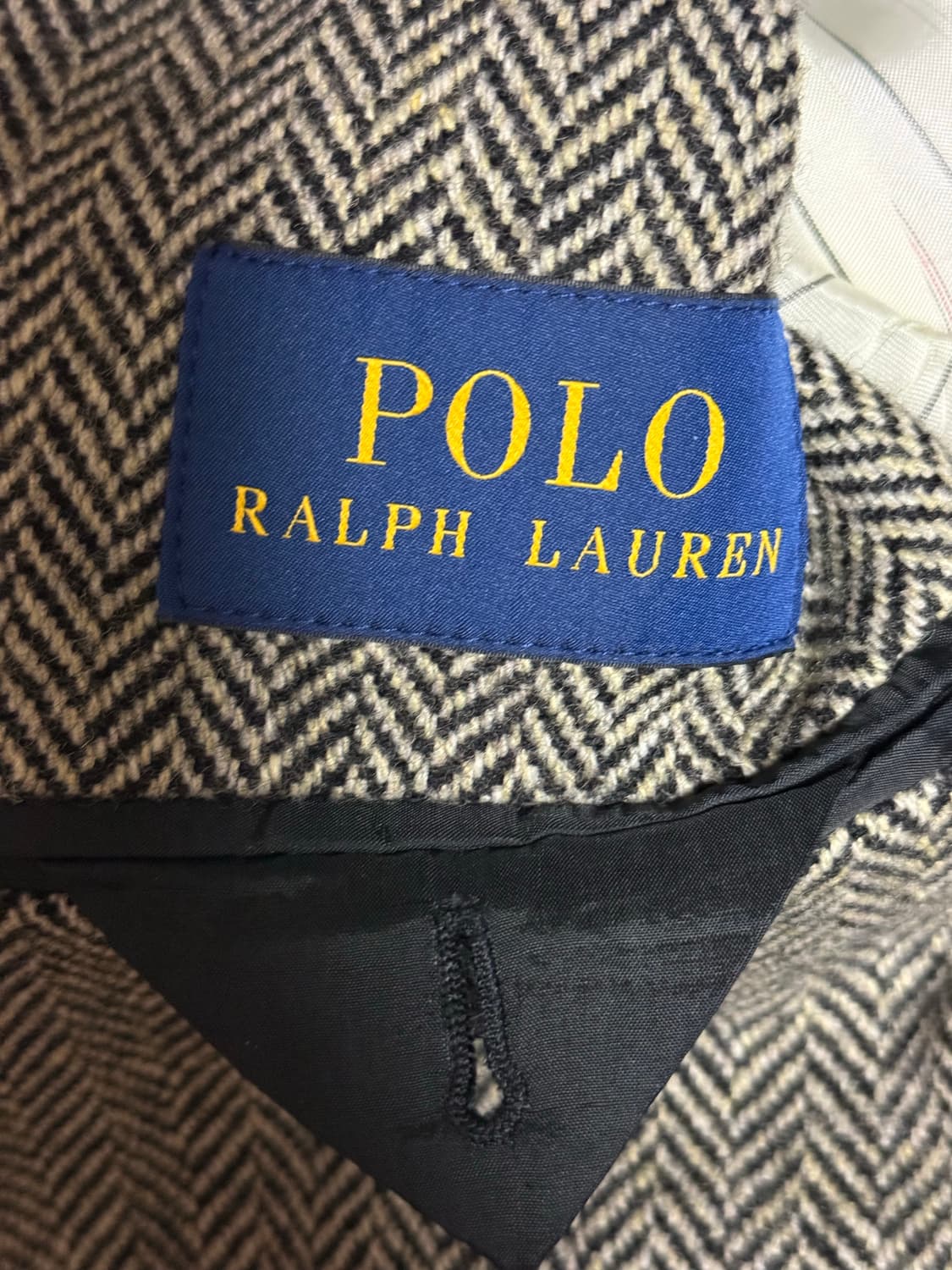 폴로 헤링본 자켓 판매합니다 상품이미지2