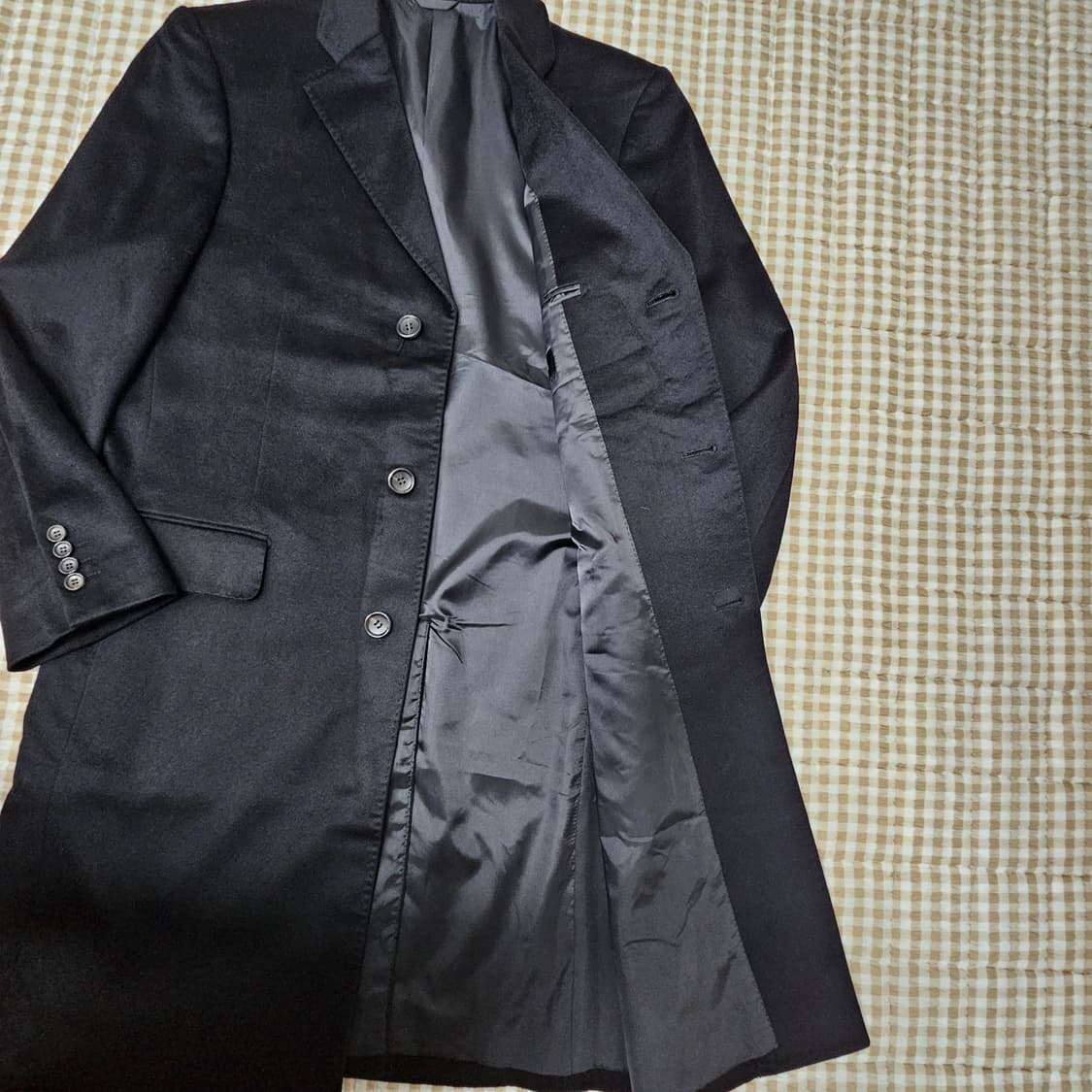 D'URBAN 캐시미어100 롱코트 남자100 상품이미지6