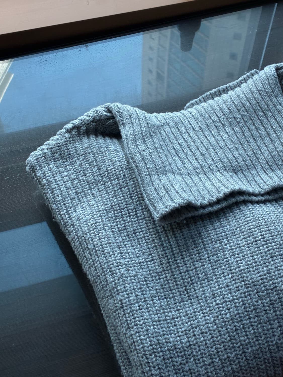 (L) 드로우핏 하찌 벌키 터틀넥 니트 [L.GREY] 판매 상품이미지9