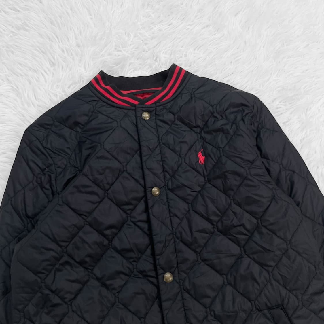 폴로 랄프로렌 다이아몬드 퀄팅 자켓 블랙 상품이미지3