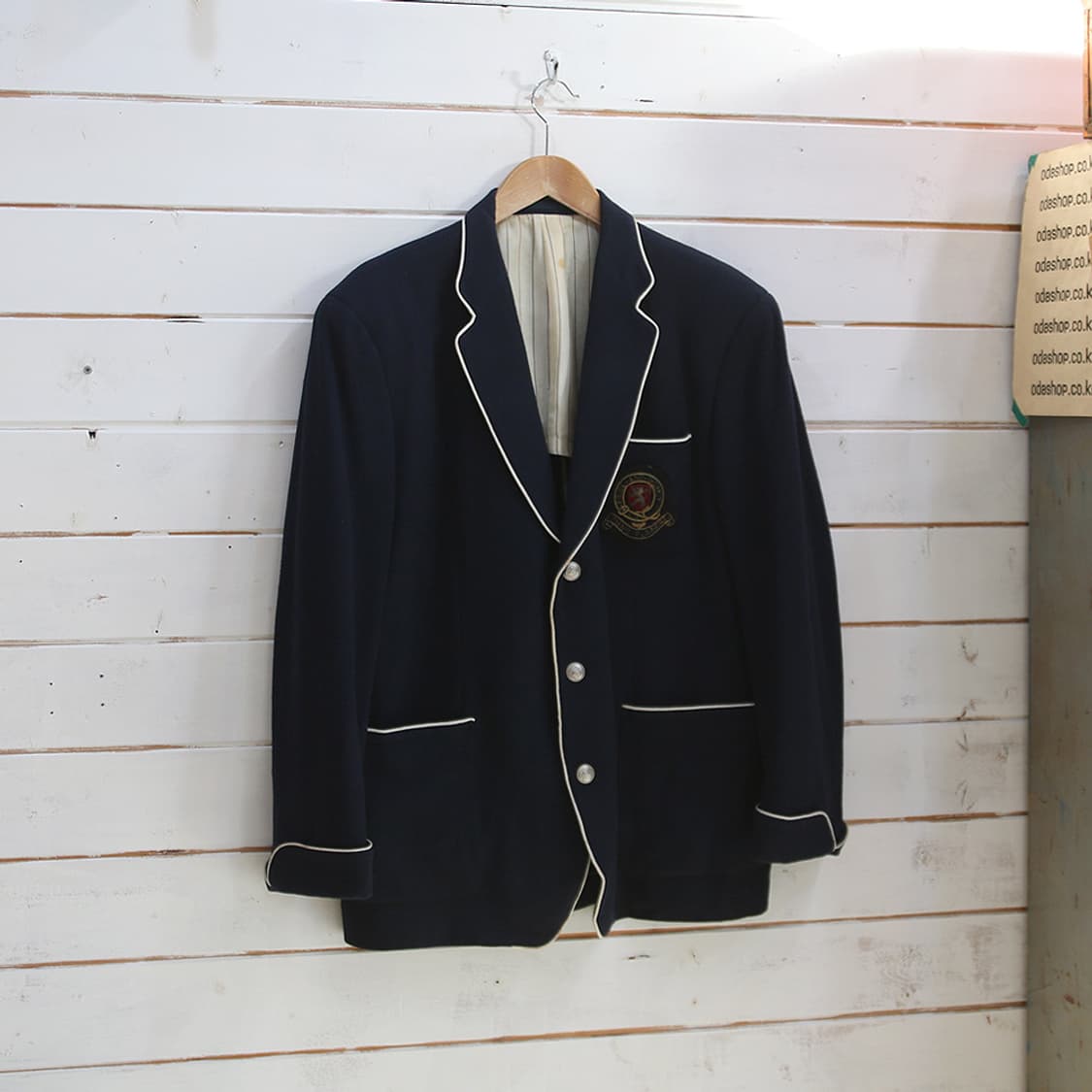 (착용컷) MEN'S FLANDRE 파이핑 블레이져 (남성용 100) 상품이미지1