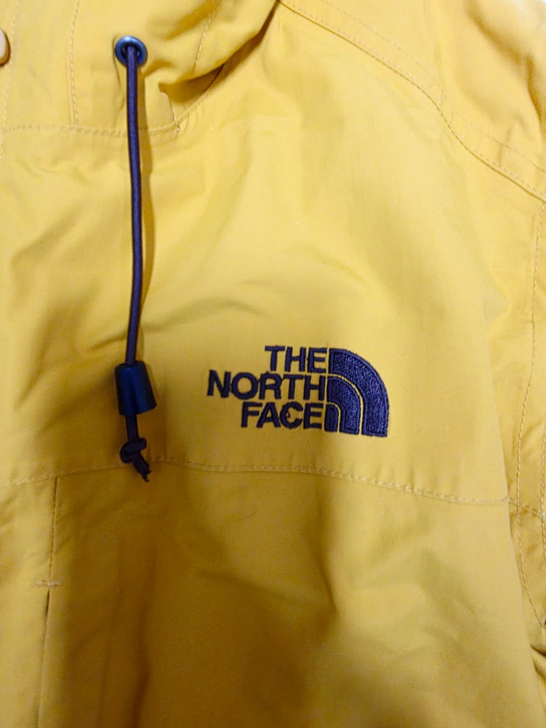 [노스페이스] 색감 깡패 머스타드 하이벤트 방수 후드 패딩 95 (실측여 상품이미지5