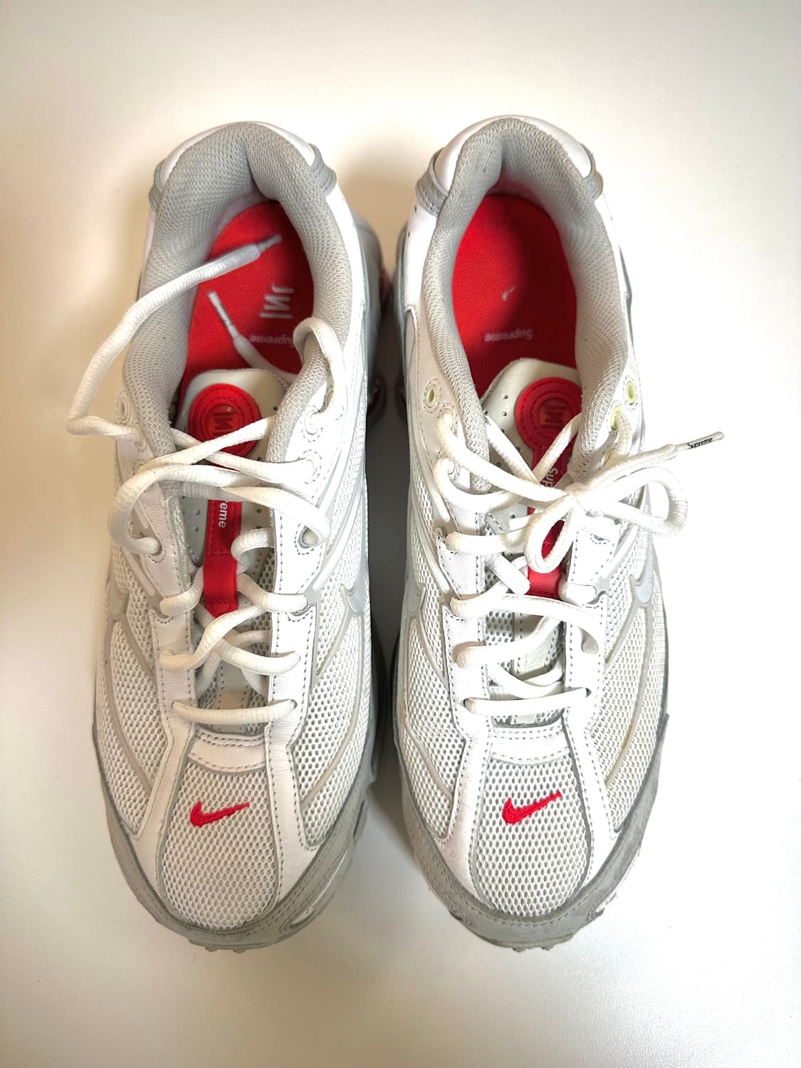 나이키 x 슈프림 샥스 라이드 2 SP 화이트 265mm 상품이미지5