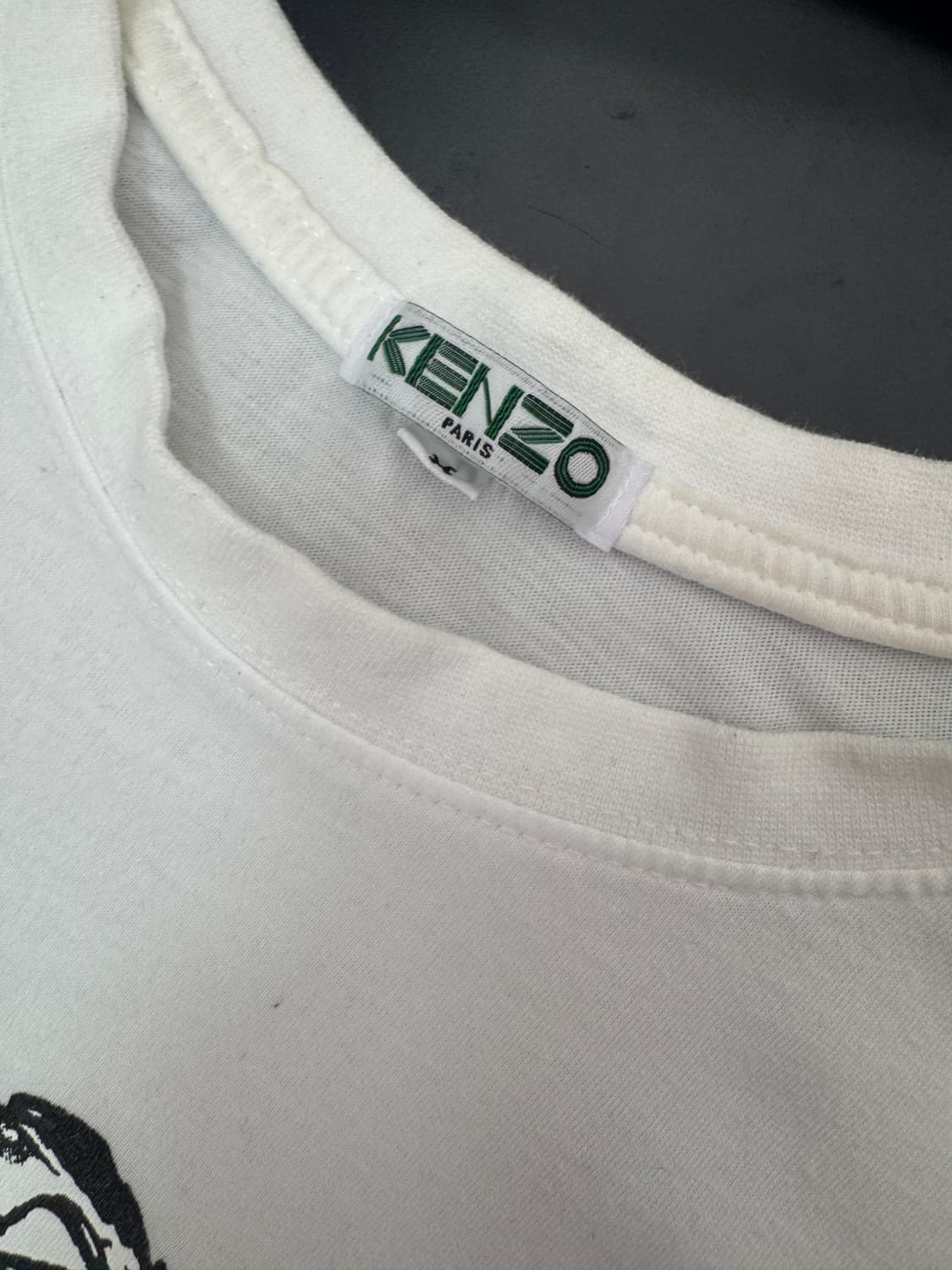 여성 겐조 kenzo 타이거 프린팅 반팔 티셔츠 상품이미지3