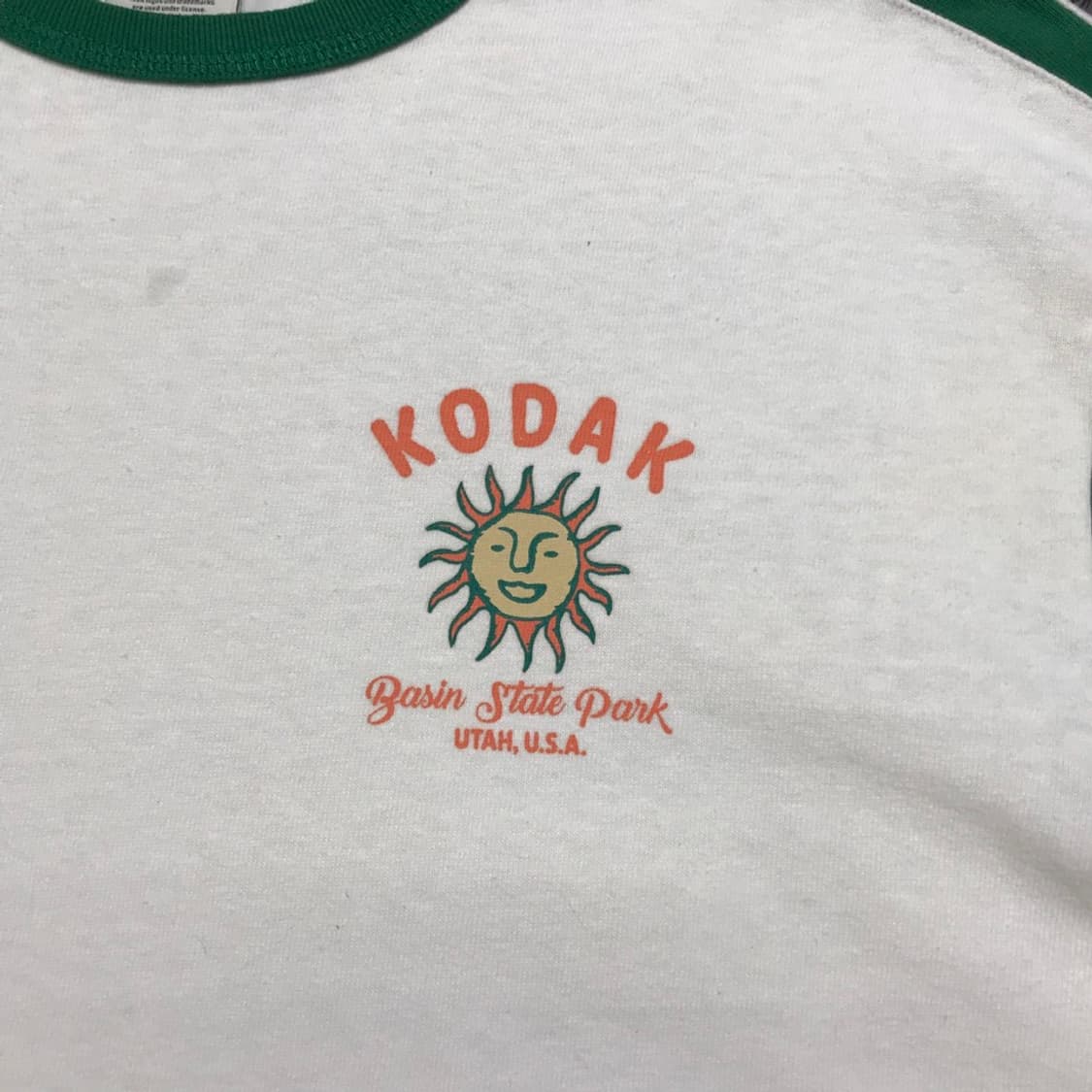 [[L,공용] 코닥(KODAK) 워딩그래픽 헤비코튼 반팔티셔츠@588 상품이미지3
