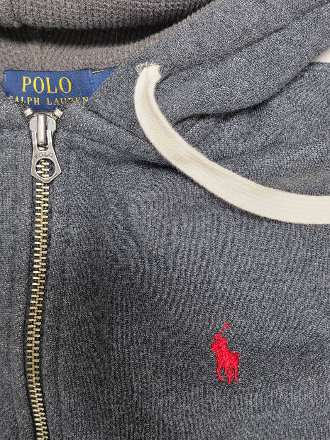 폴로 랄프로렌 그레이 후드집업 S 남성 95 여성66 루즈핏55 상품이미지4