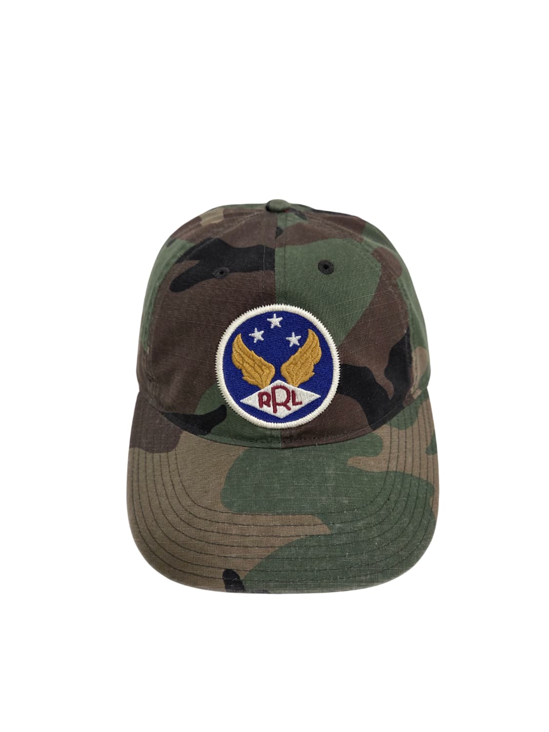 RRL 윙 로고 가먼트 다이드 볼캡 카모플라주 상품이미지1