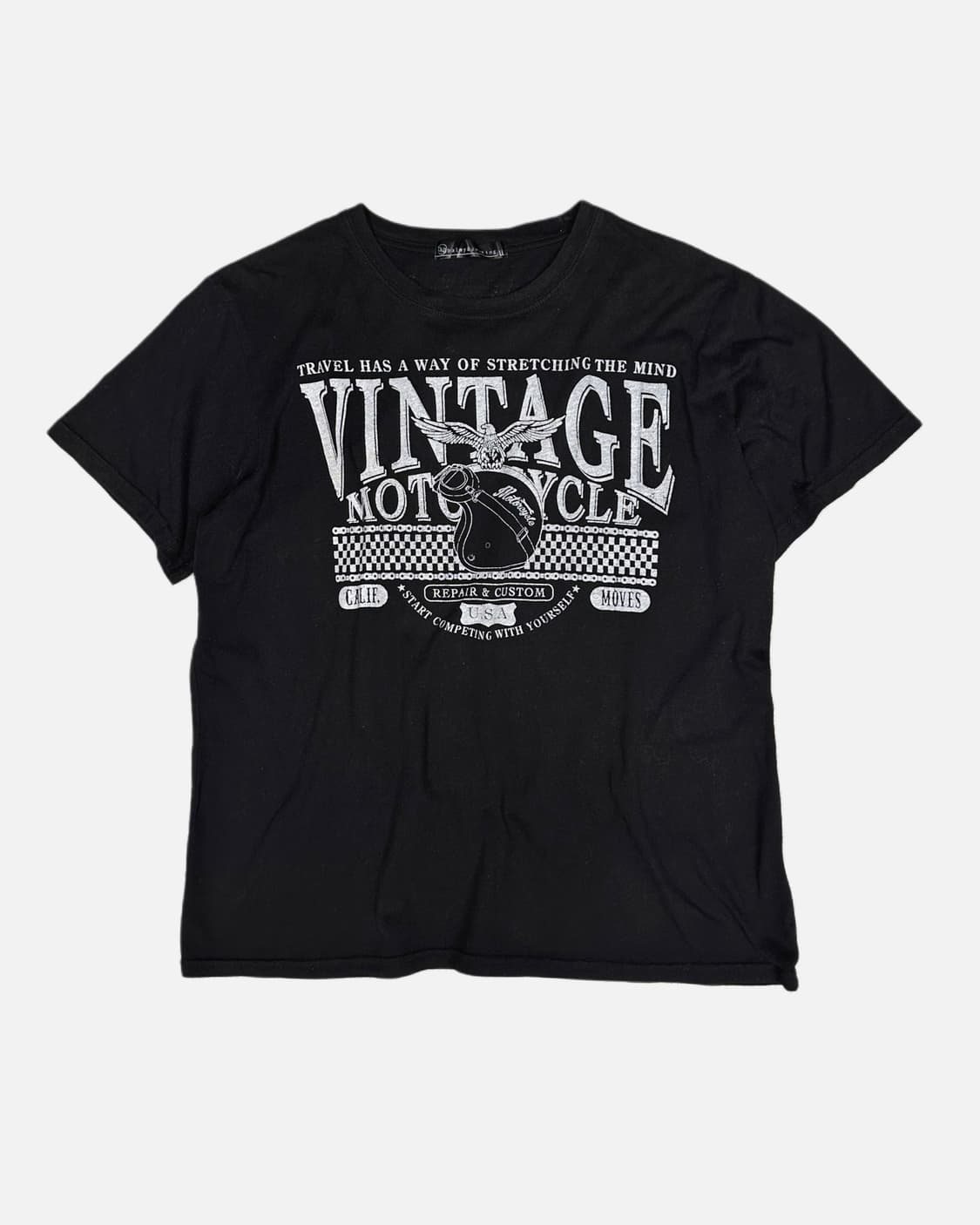 vintage motorcycle printing t-shirt 상품이미지2