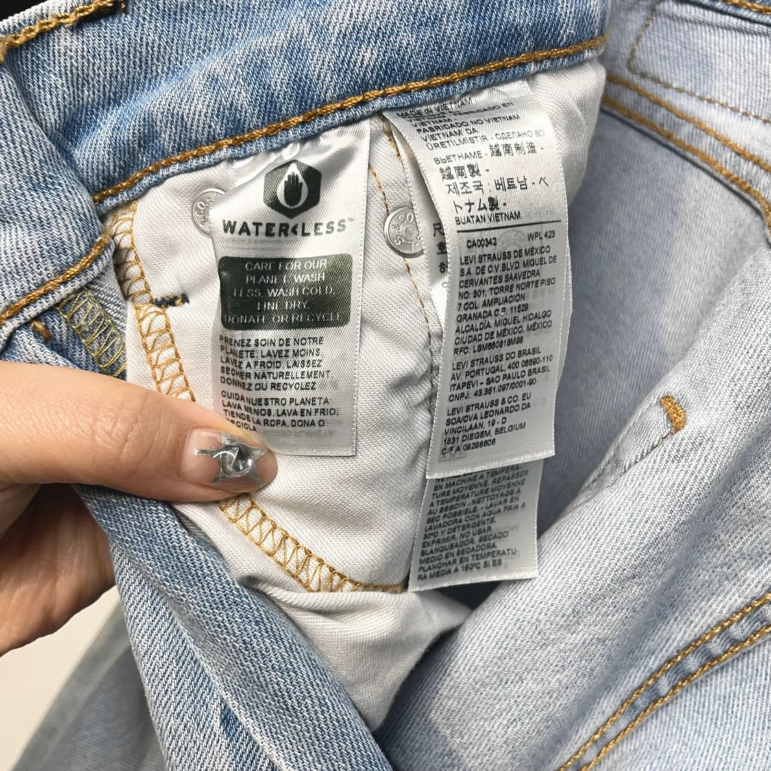 Levi's 502 연청 데님진 상품이미지8