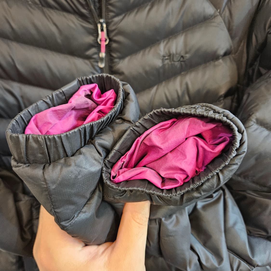 Fila 여성 초경량 850필 구스다운 자켓 XL(88) 남자 95 상품이미지4