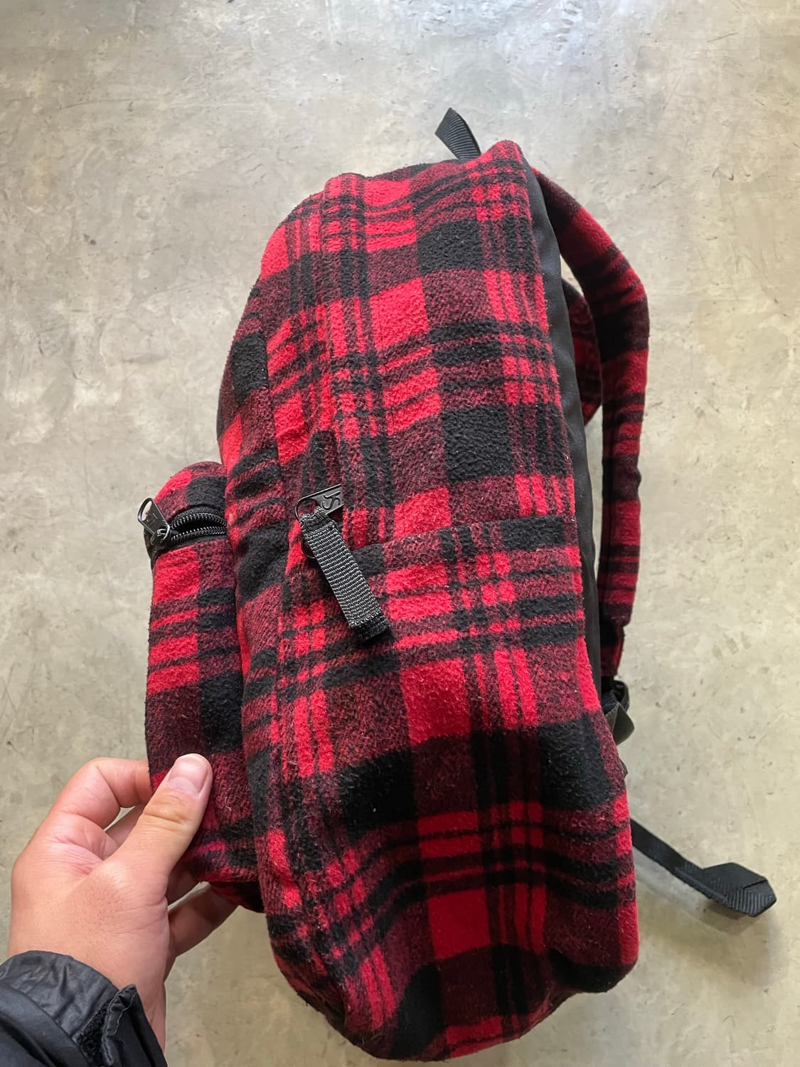 Jansport 잔스포츠 레드 체크 백팩  상품이미지5