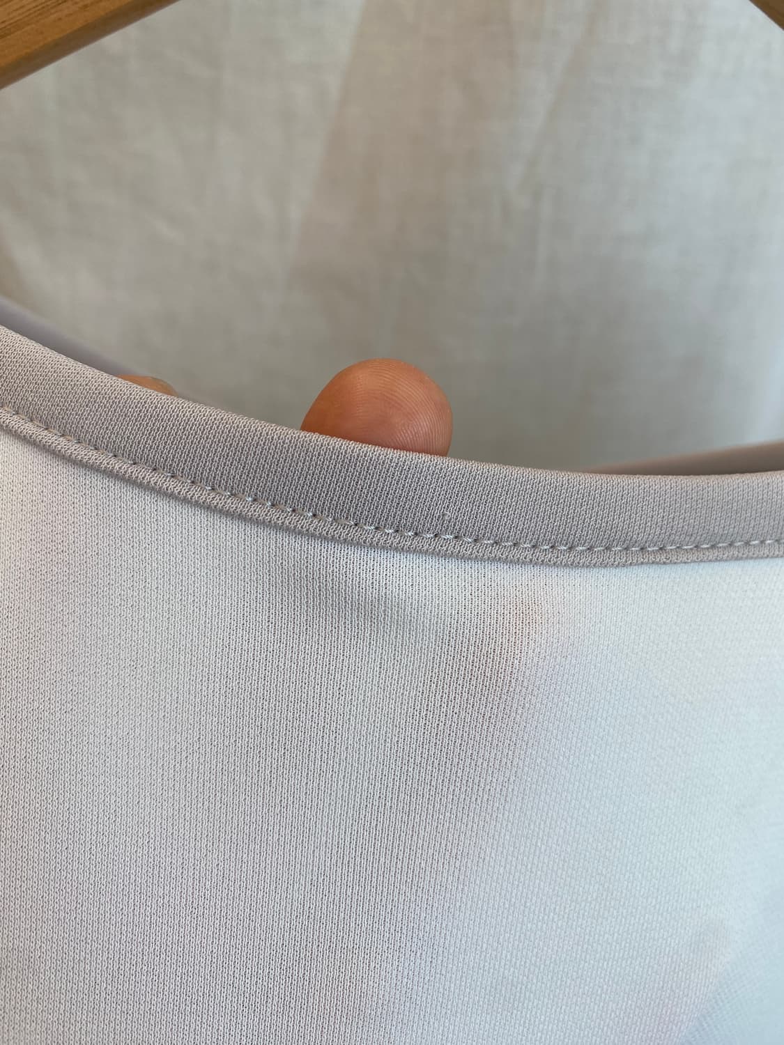 화이트 반팔 블라우스(m) 상품이미지7