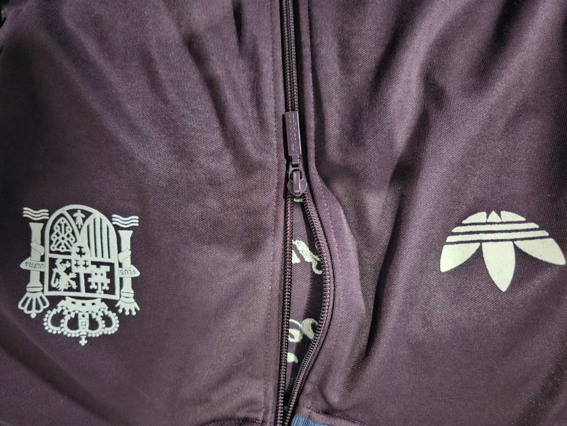 아디다스 스페인 베켄바우어 마룬 트랙탑 저지 져지집업 105~110 상품이미지3