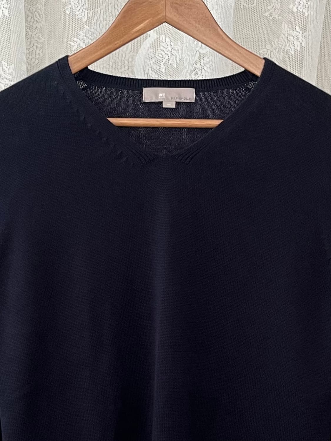 95) 빈폴 코튼 브이넥 니트 네이비 상품이미지3