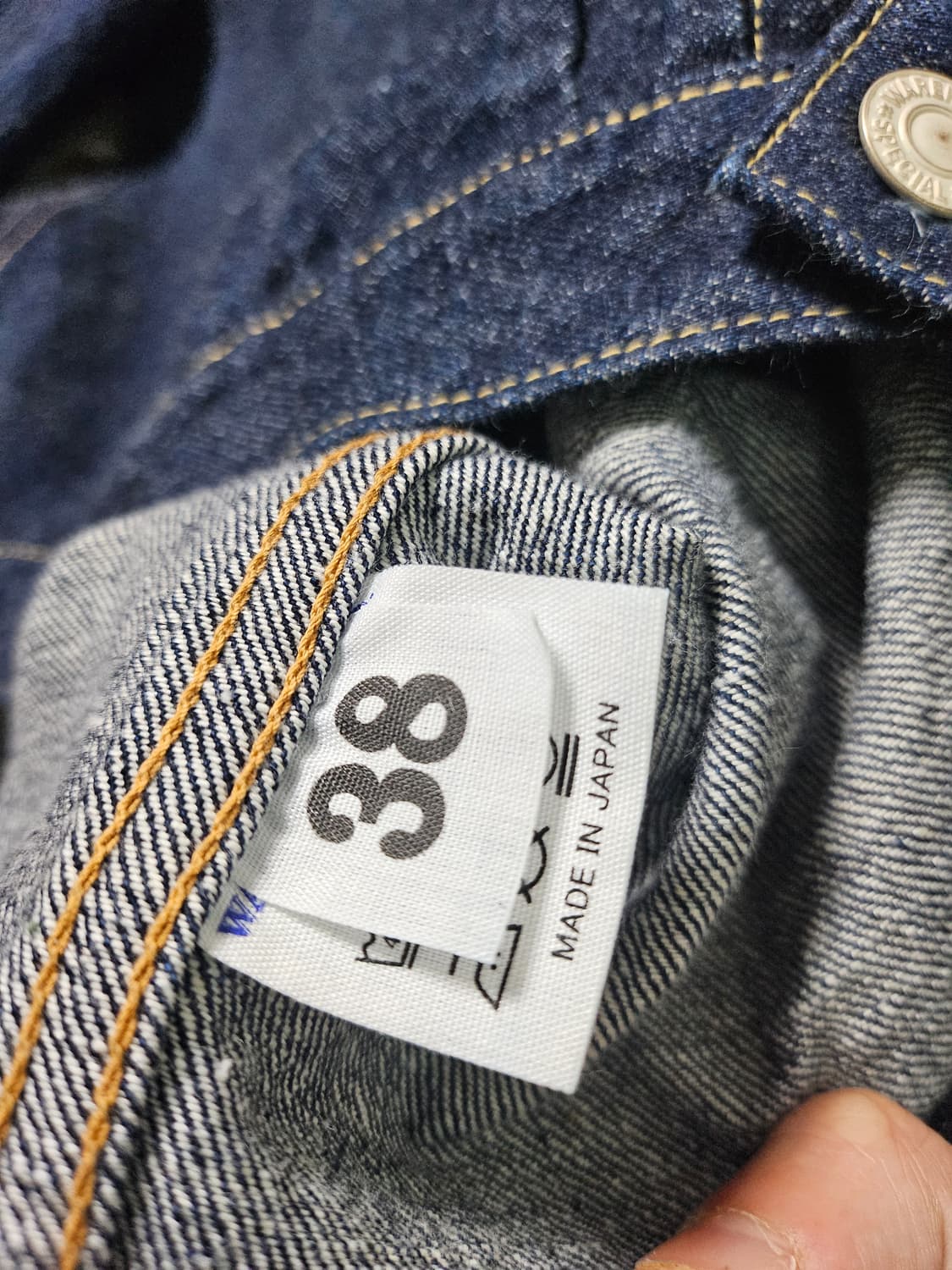 [38] 웨어하우스 덕디거-2001 데님자켓 (1947 T백) 상품이미지7