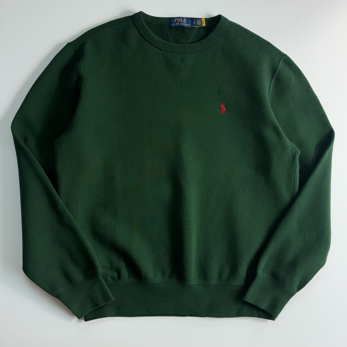 Polo  폴로 랄프로렌 신형 자수 코튼 그린 맨투맨 상품이미지1