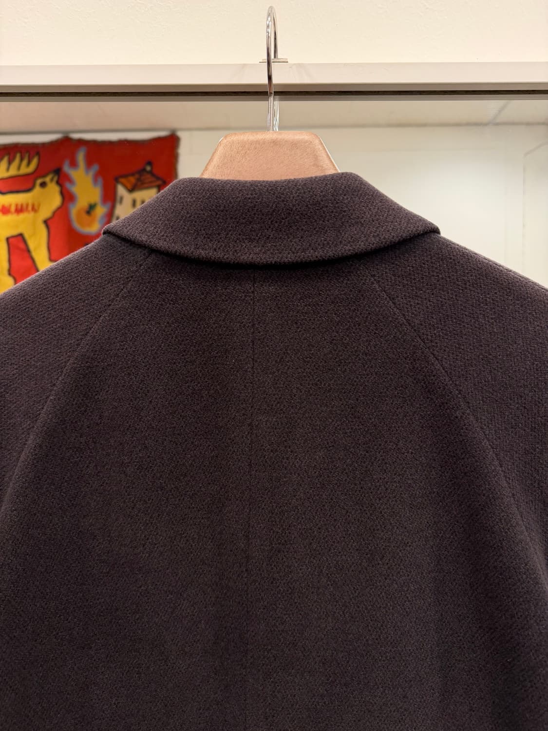 Guinness 빈티지 앙고라 맥코트 하프 코트 상품이미지6