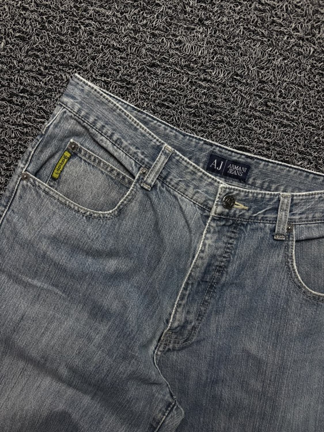 아르마니 아카이브 와이드 워싱 데님 팬츠 상품이미지4