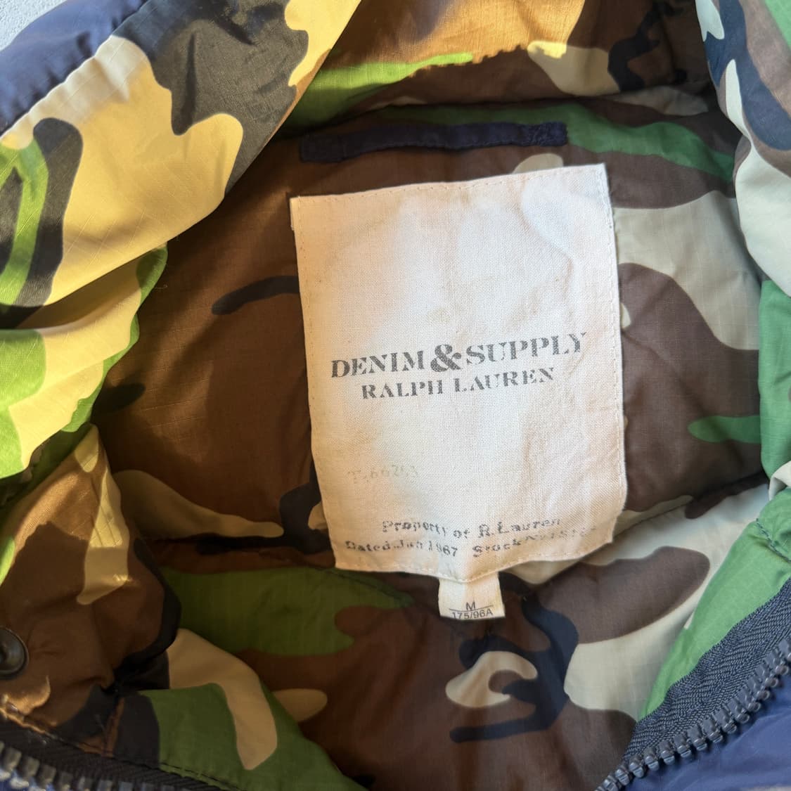 랄프로렌 데님앤서플라이 성조기 다운 자켓 상품이미지7