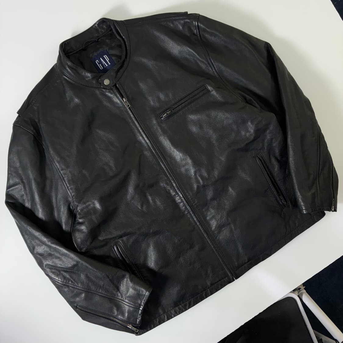 Gap 갭 90‘s 램스킨 라이더 자켓 상품이미지2