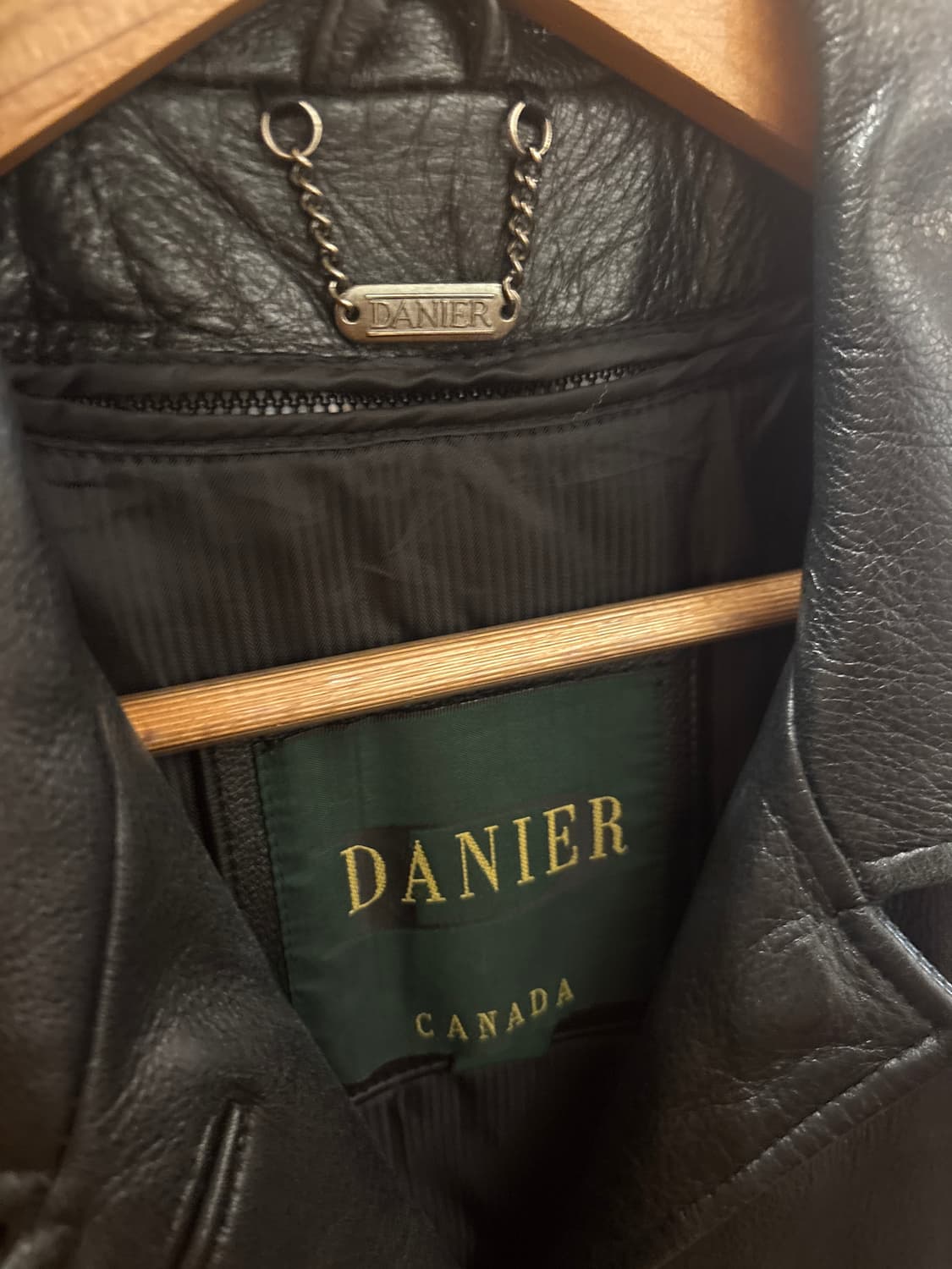 DANIER 클래식 램스 레더 하프코트  상품이미지3