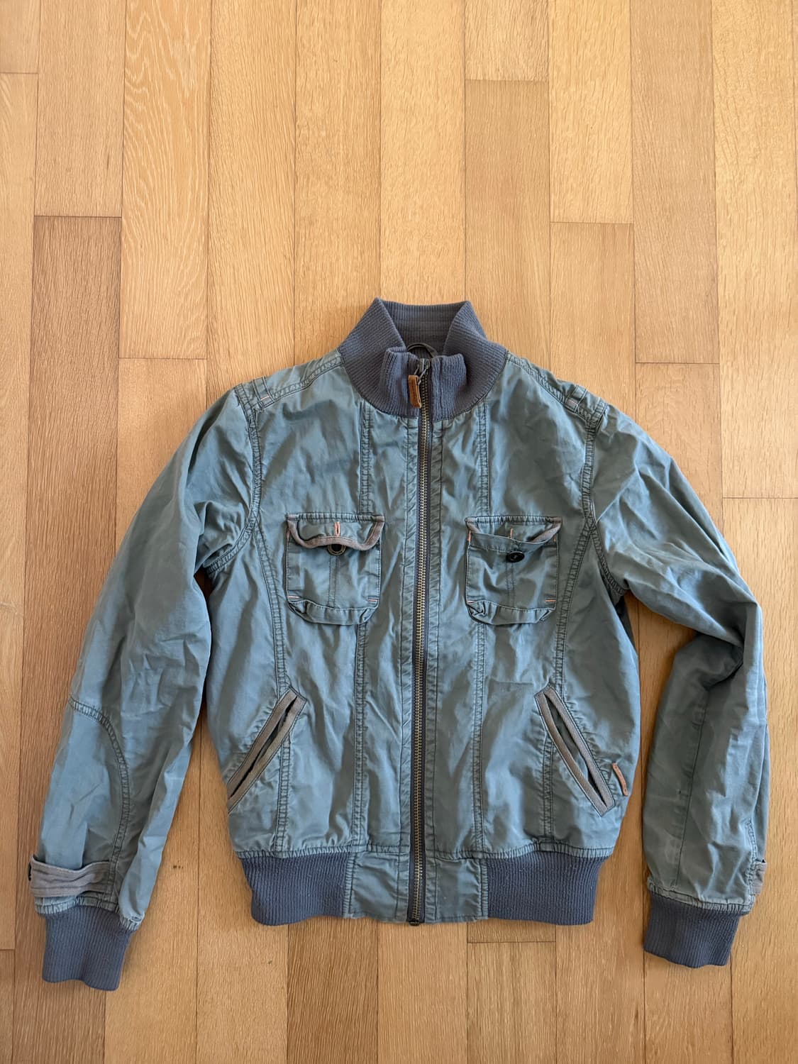 빈티지 카키 유틸리티자켓  상품이미지5