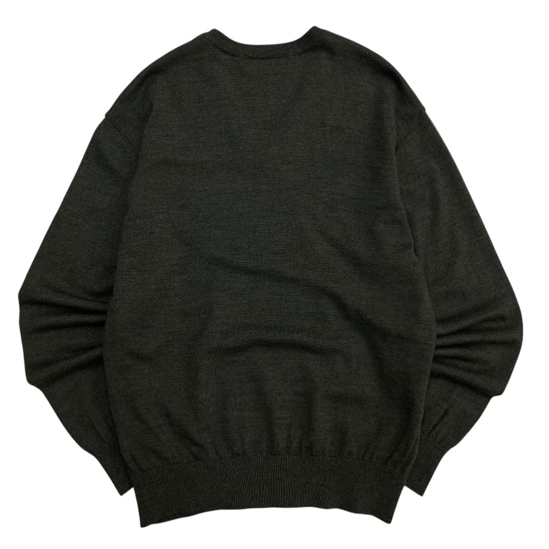 입생로랑 자수로고 카키 줄지 브이니트 100 상품이미지3