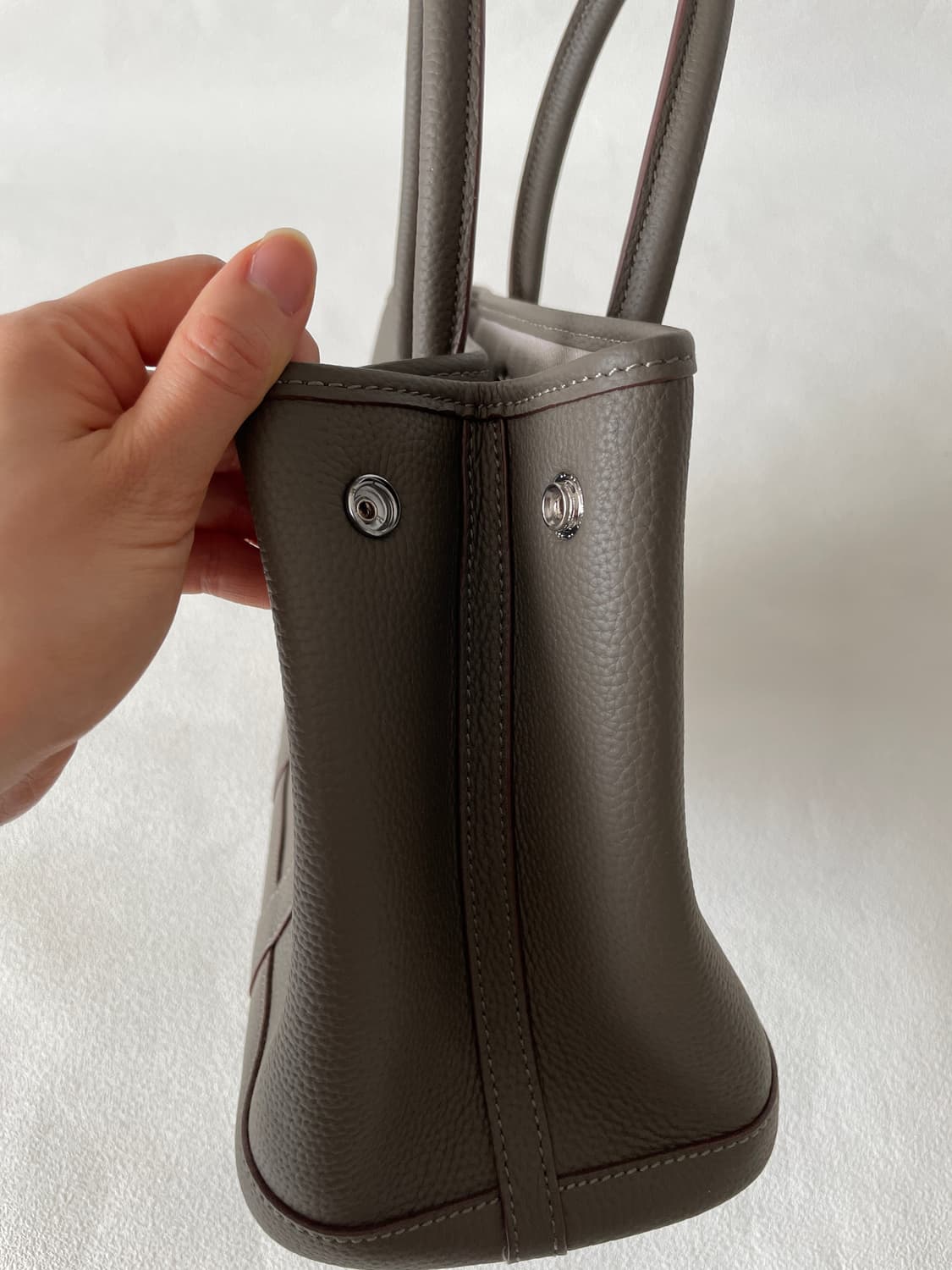 Pre owned 레더 토트백 상품이미지6