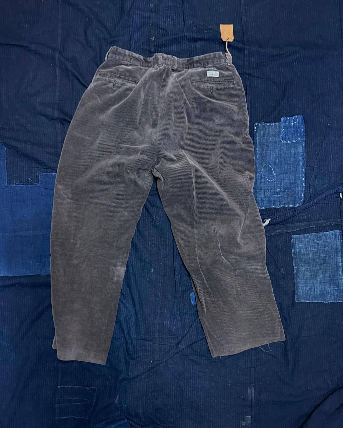 90‘s 폴로 랄프로렌 투턱 코듀로이 앤드류 팬츠 34 [초코] 상품이미지4