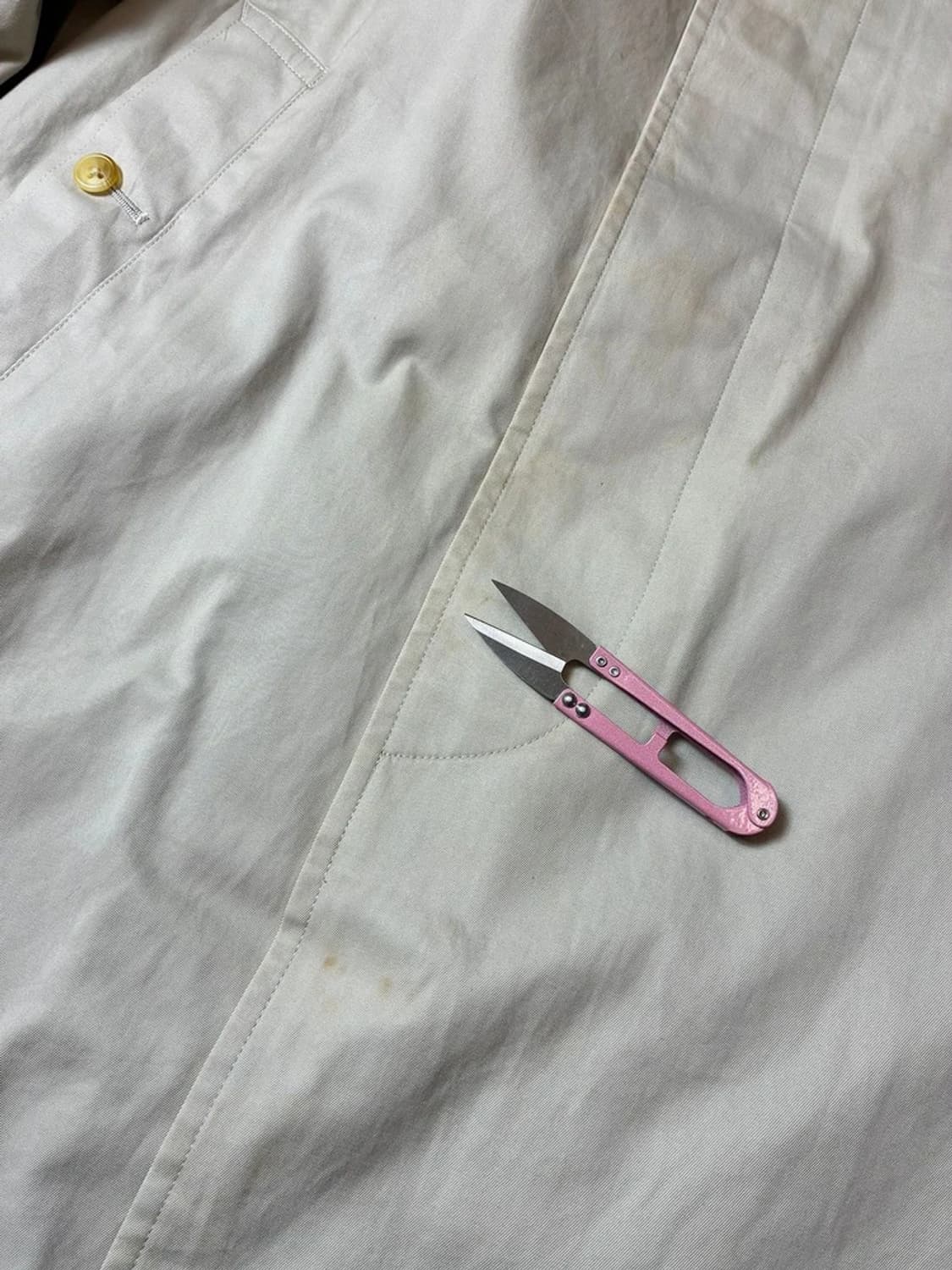 폴로 랄프로렌 00's 재팬 오버 싱글 트렌치 코트 PN7535 상품이미지5