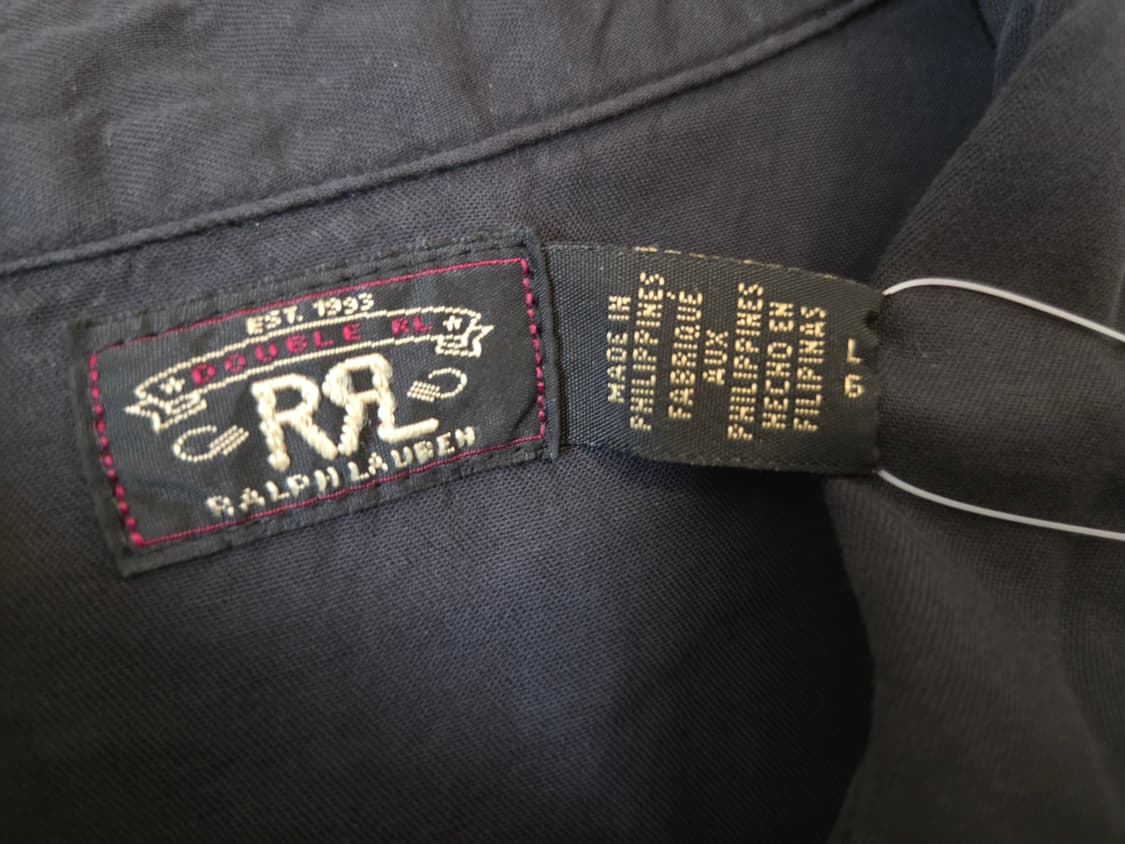 RRL 더블알엘 웨스턴 블랙 셔츠 L 새상품 상품이미지4