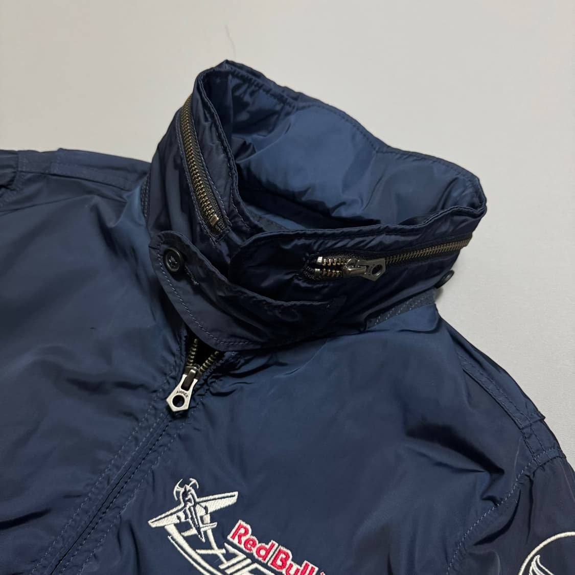 아비렉스 네이비 2017 레드불 레이스쇼 투웨이 칼라넥 플라이트 자켓 상품이미지4