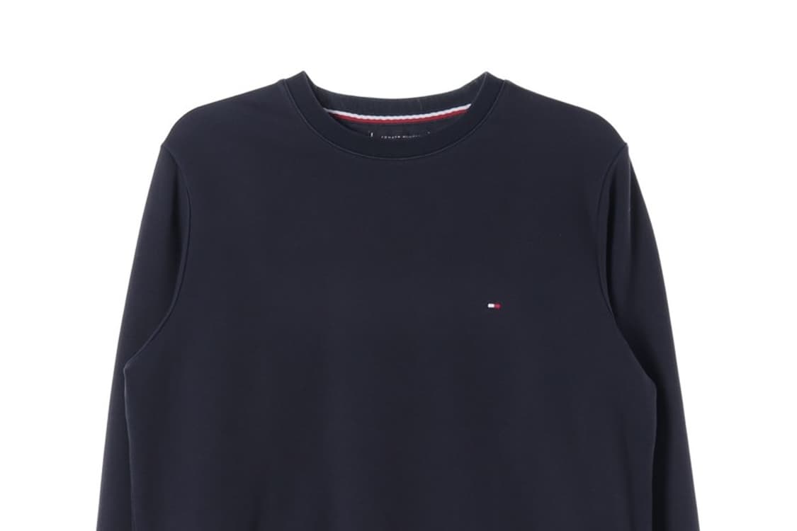 타미힐피거 미니 로고 기모 맨투맨 L 상품이미지3