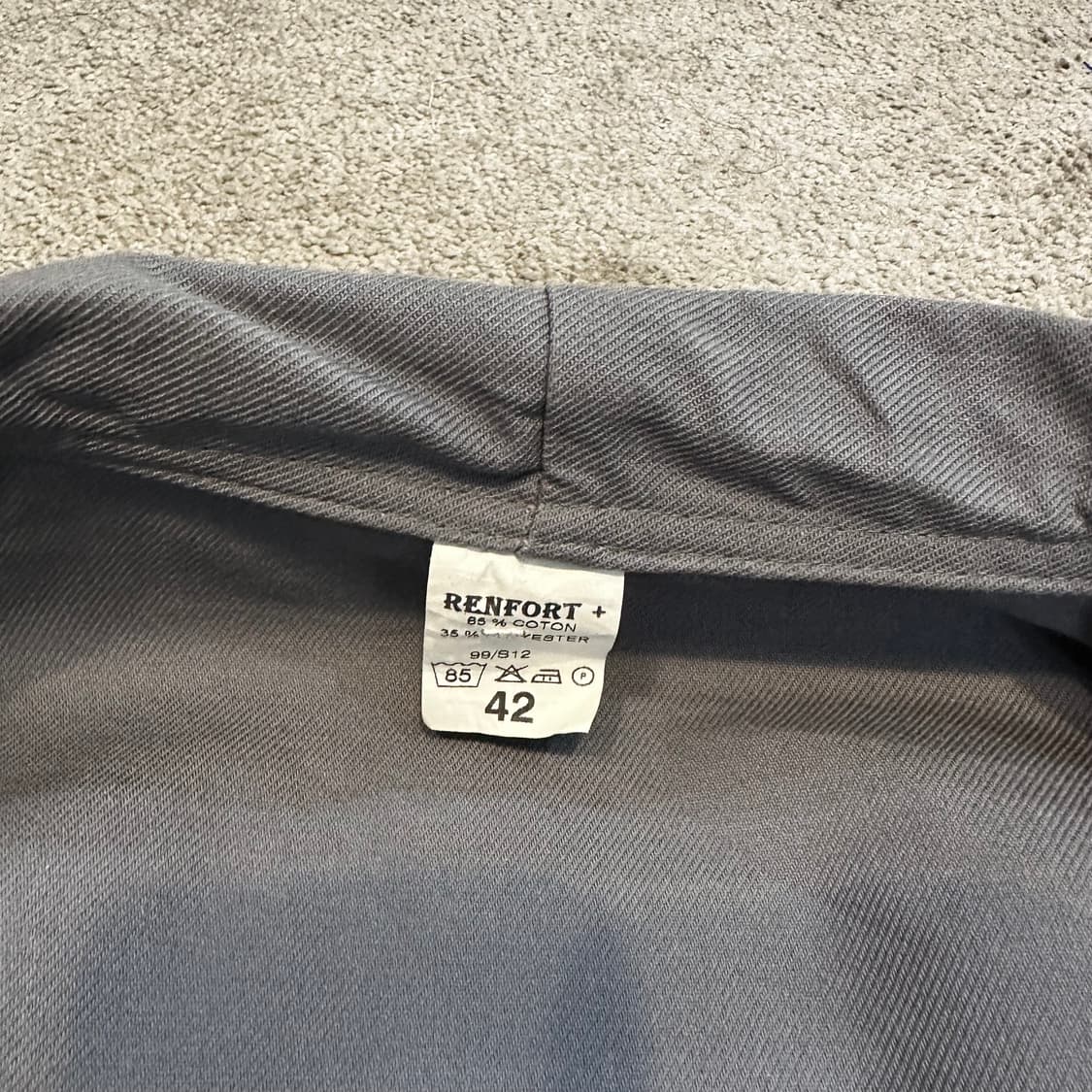 빈티지 Renfort 워크 자켓(셔츠)M 상품이미지4