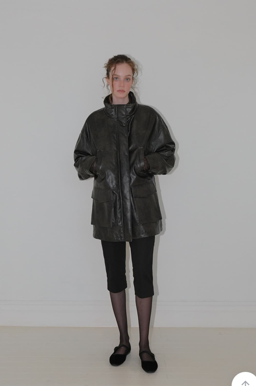 에트몽 Faux Leather Fur Coat, B 상품이미지4