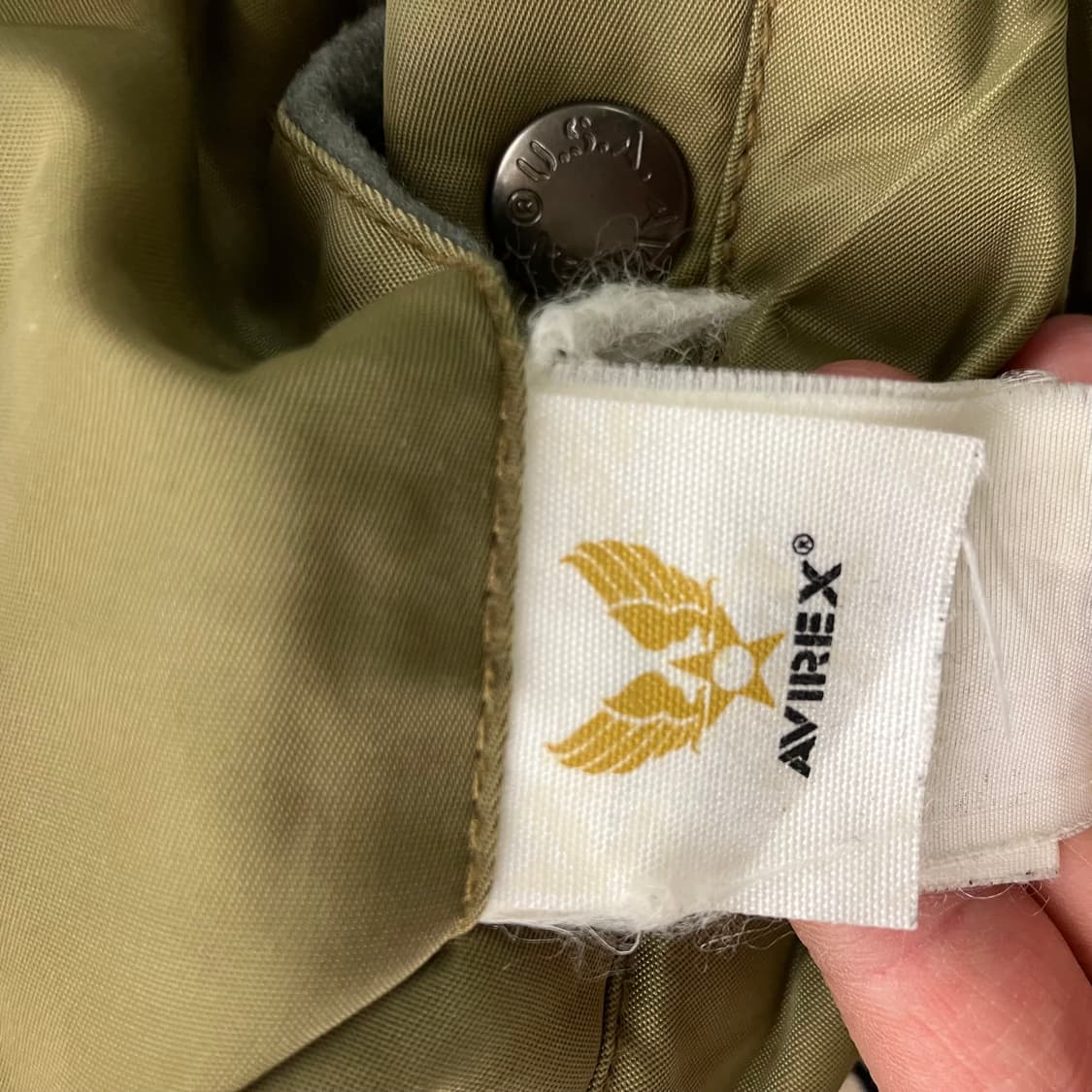Avirex 아비렉스 한정판 N-3B 스노클 야상 점퍼 M 상품이미지6