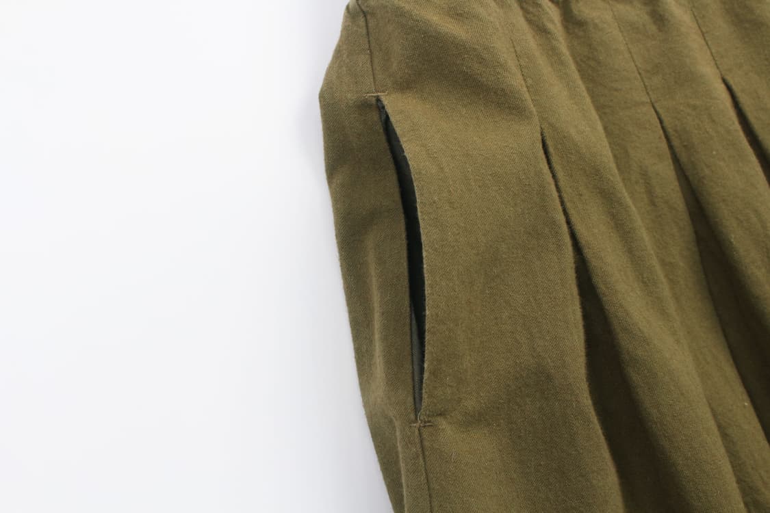 SUNNY CLOUDS Cotton Pleated Skirt  상품이미지4