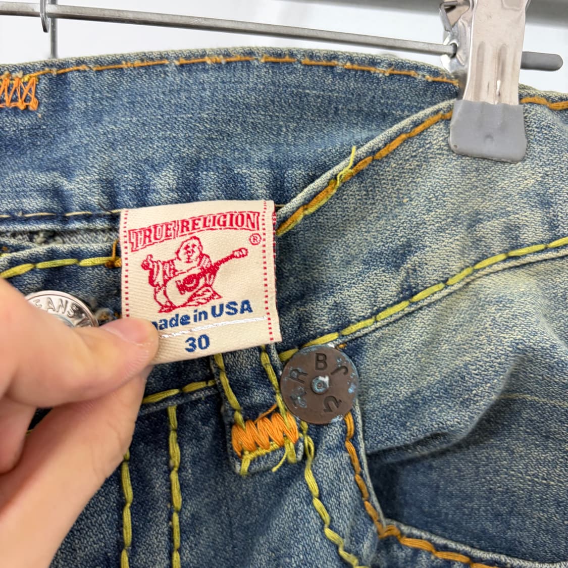 트루릴리전 월드투어 데님 팬츠 상품이미지8