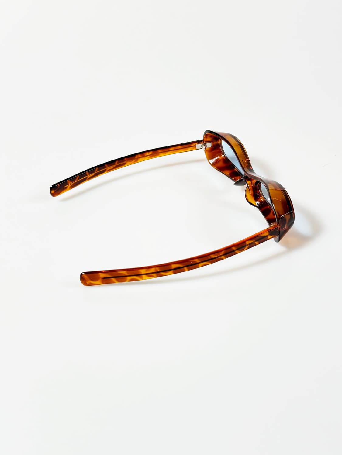 90s JOANNA 토터스쉘 볼드 오벌 빈티지 틴트 선글라스 상품이미지4