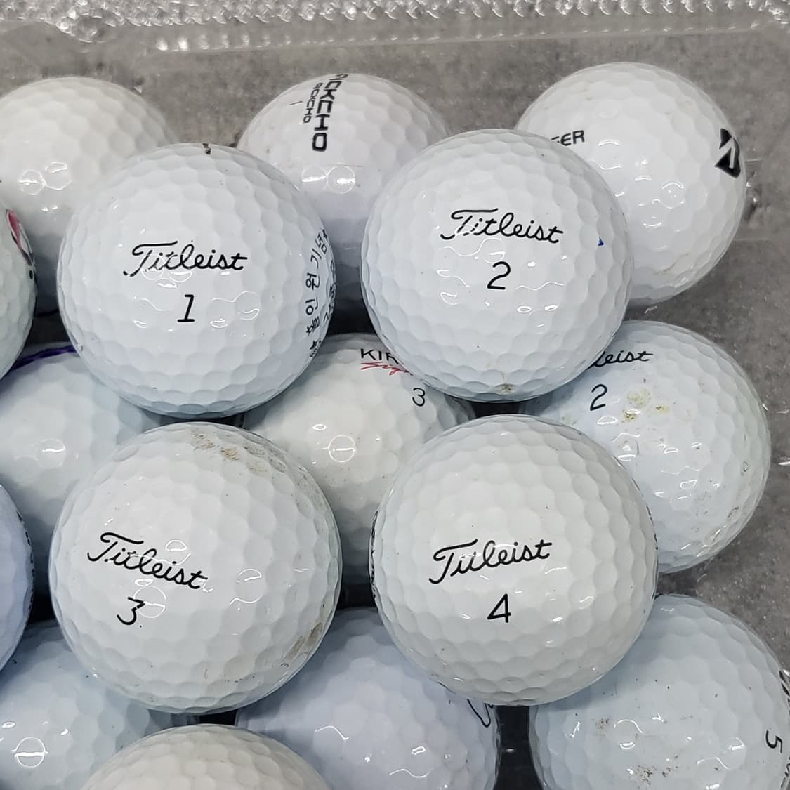 여러 브랜드의 흰색골프공 로스볼 30개 일괄 상품이미지5