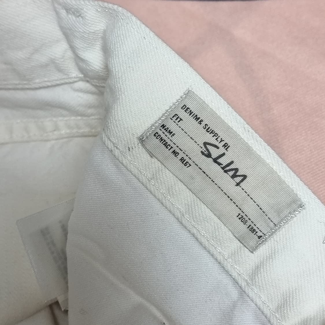 폴로 데님엔서플라이 화이트 데미지 청바지(32) 상품이미지7