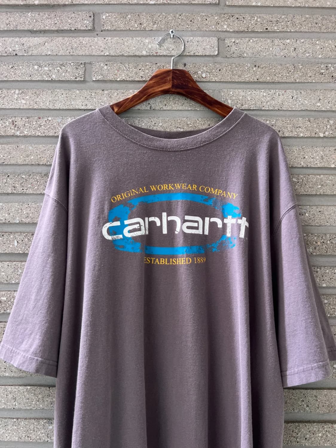 [3XL]칼하트 USA 오리지널핏 스펠아웃 프린팅 빅사이즈 티셔츠 상품이미지1