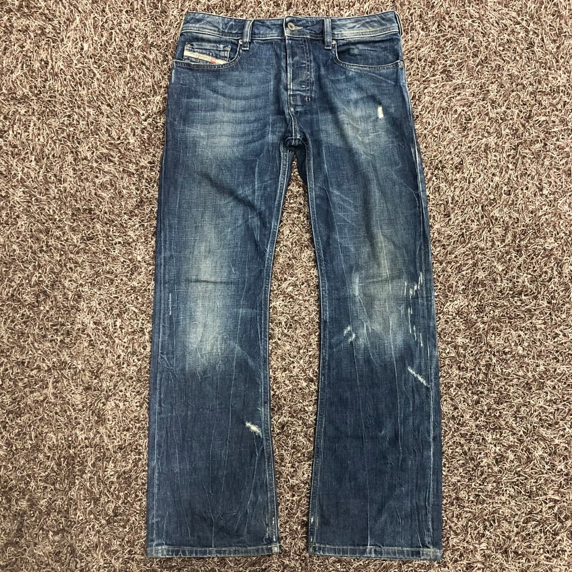 디젤 Zatiny 플레어 부츠컷 워싱 디스 데님팬츠 상품이미지2