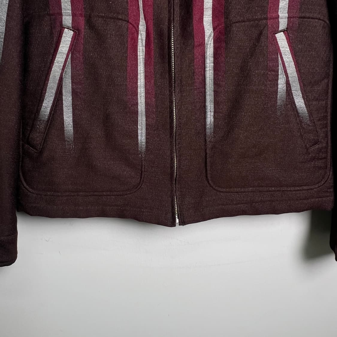 미하라 야스히로 스트라이프 울자켓 46 상품이미지5