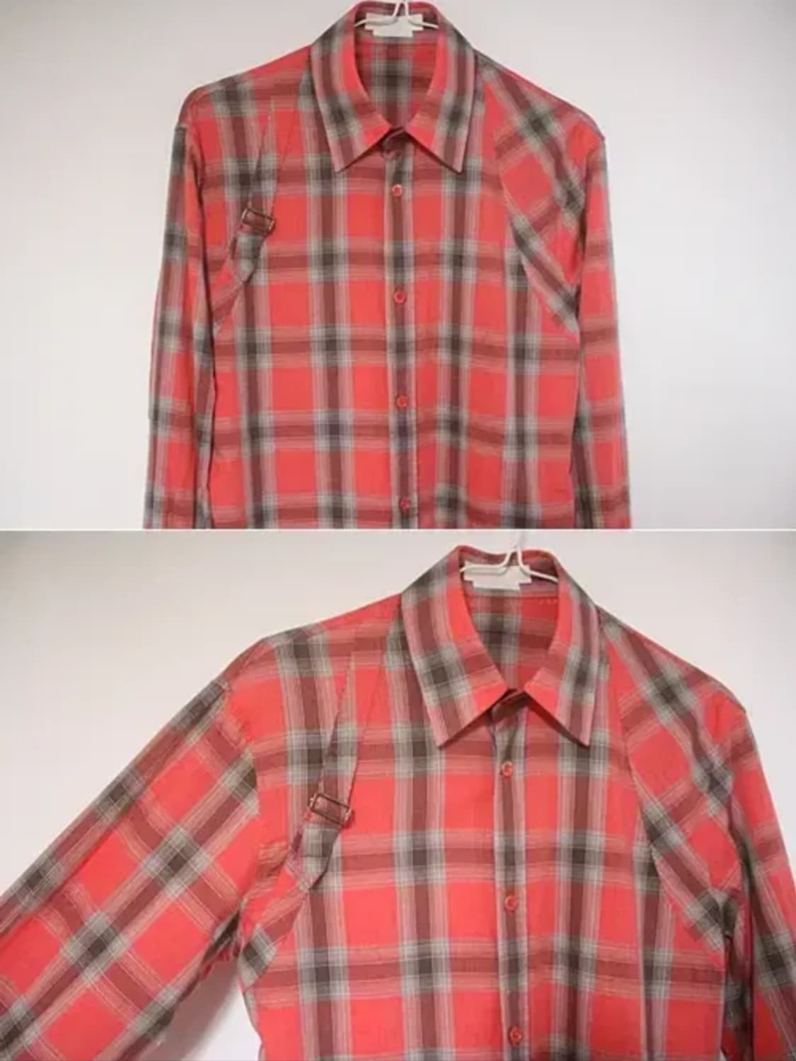 알렉산더맥퀸 핑크 체크 셔츠 상품이미지3