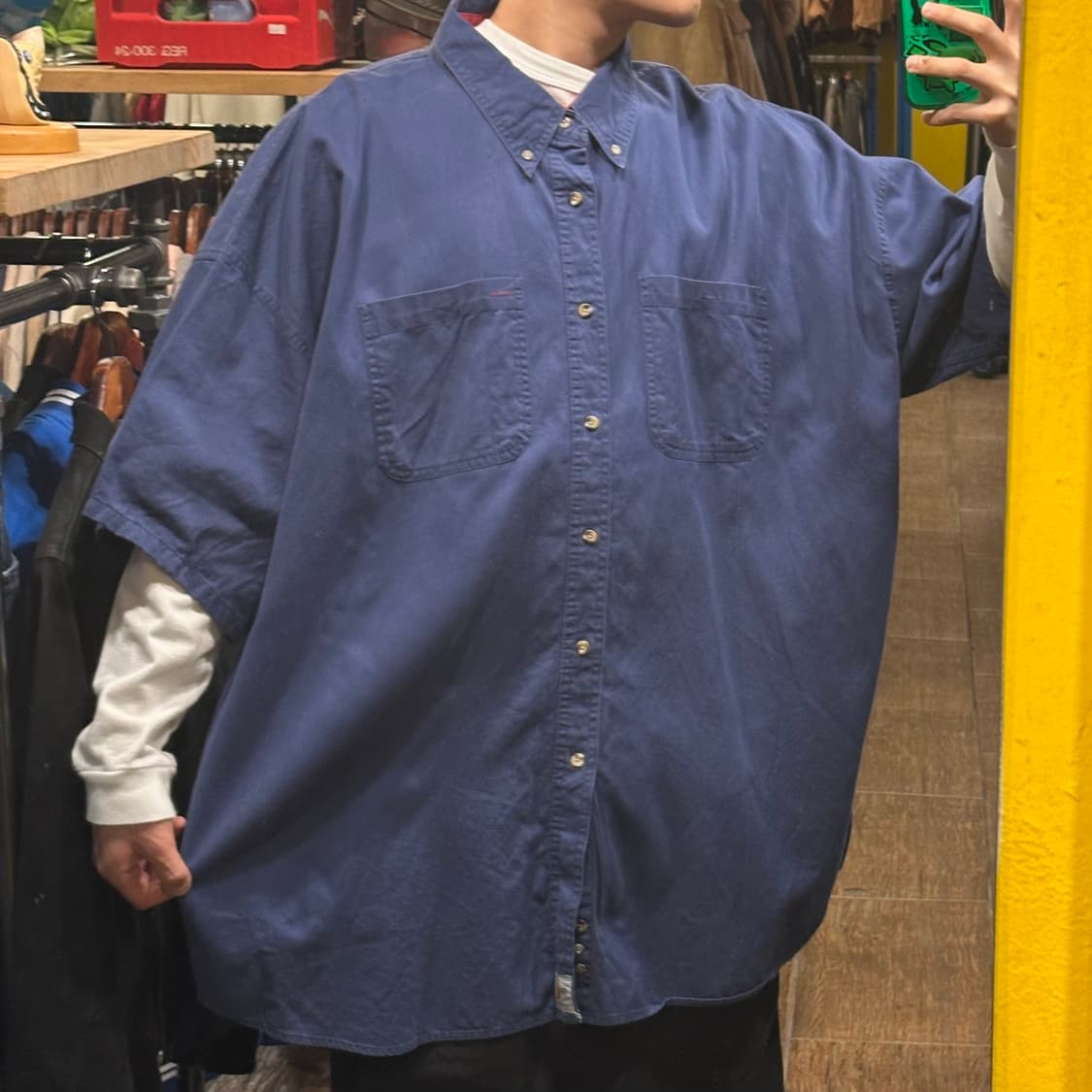 [HI] 칼하트 반팔셔츠 네이비 상품이미지4