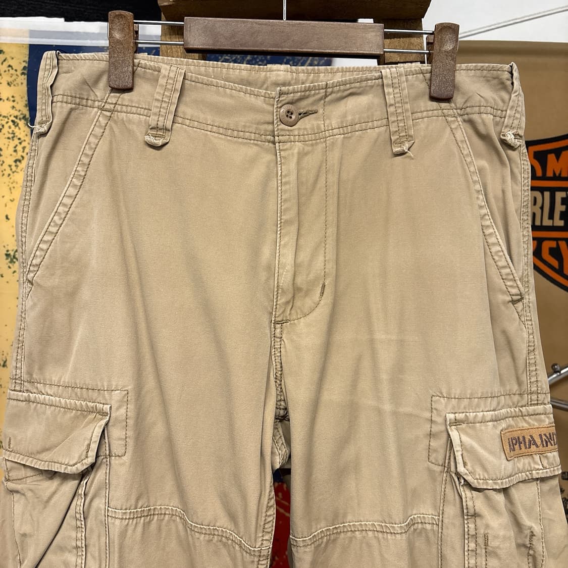 알파인더스트리 유틸리티 멀티포켓 와이드 카고팬츠 데저트베이지 N950 상품이미지3